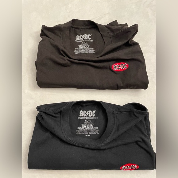 AC⚡️DC EMBROIDERED LOGO OFFICIALLY LICENSED  T-SHIRT MENS XL (NEW WITHOUT TAGS) - Picture 9 of 10